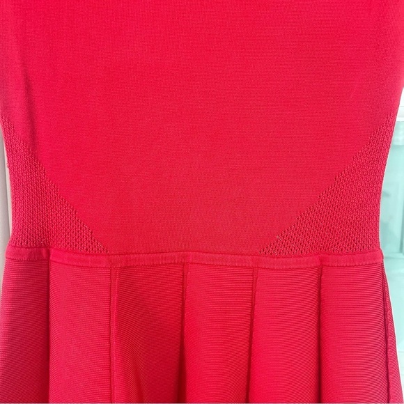 Parker Red Trace Knit Dress | S - Picture 6 of 9